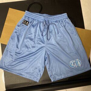 Chrome Hearts CH Mesh Casual Ball Pants-Light Blue